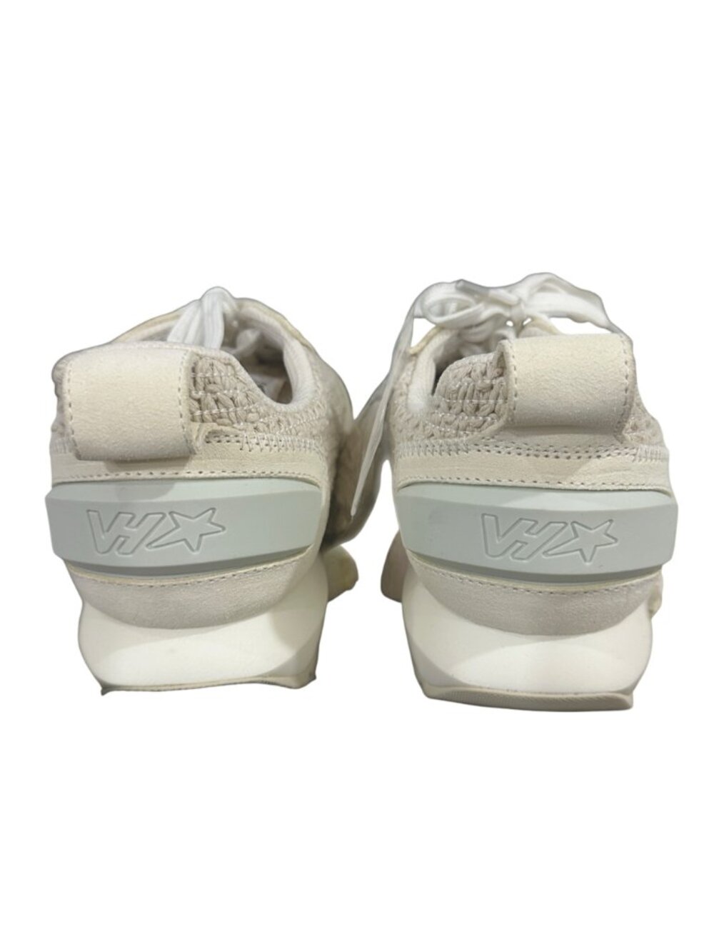 Vintage Havana Women's Woven Sneakers Beige Lace-Up Casual Shoes Size 5.5 - Picture 3 of 11